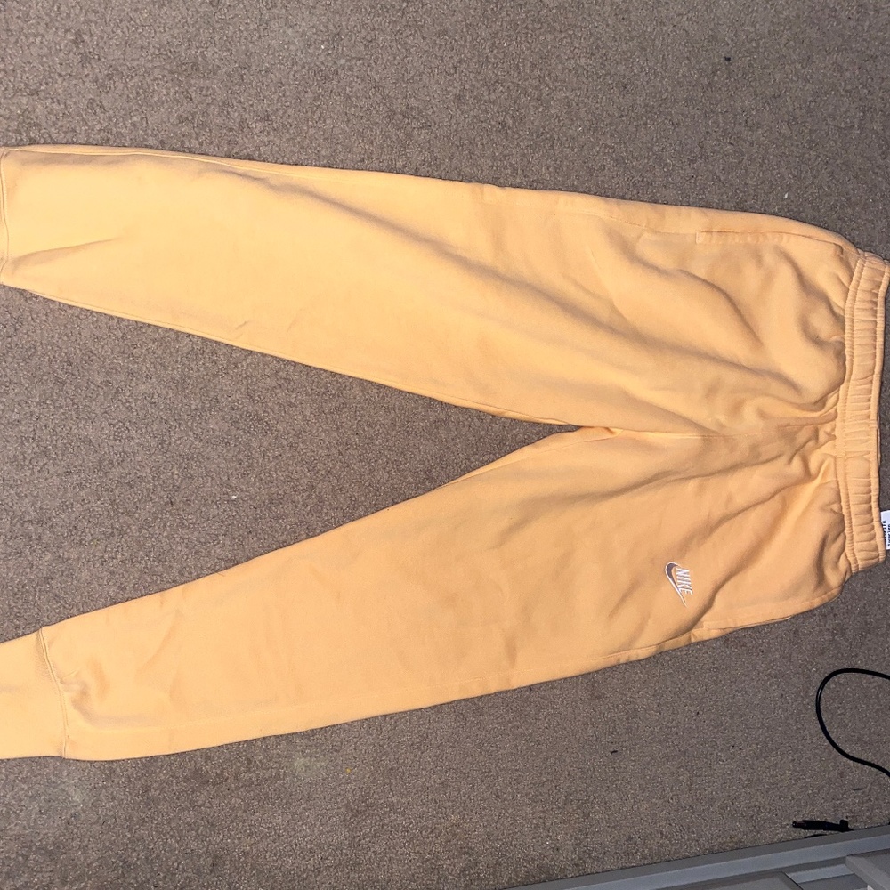Orange Nike Sweatpants